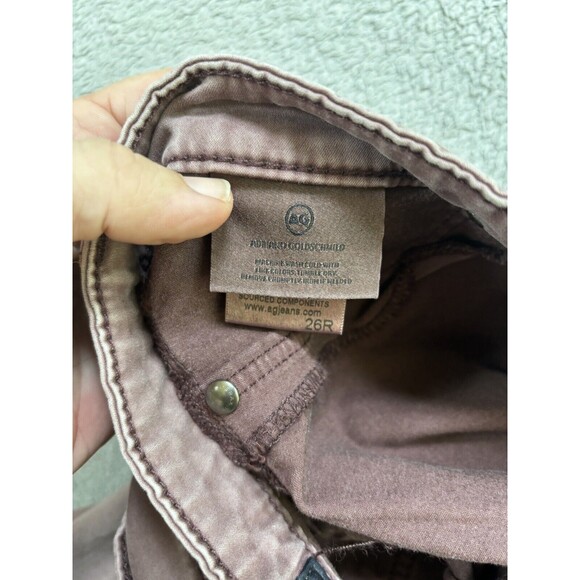 Adriano Goldschmied Woman Size 26 R Purple The Abbey Ankle Mid Rise Super Skinny - Picture 11 of 14